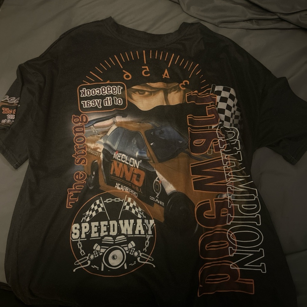 NASCAR black and brown t shirt